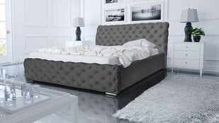 Кровать Lira 140x200 см, серая цена и информация | Кровати | pigu.lt