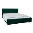 Кровать Prato 140x200 см, зеленая