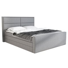 Кровать Lucy 140x200 см, серая цена и информация | Кровати | pigu.lt