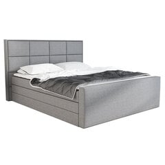 Кровать Ikar, 140x200 см, серая цена и информация | Кровати | pigu.lt