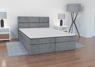 Кровать Kanada 160x200 см, серая цена и информация | Кровати | pigu.lt