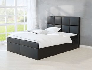 Кровать Flavio 140x200 см, черная цена и информация | Кровати | pigu.lt