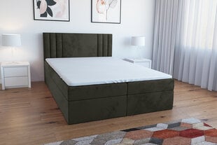 Кровать Tessa 160x200 см, серая цена и информация | Кровати | pigu.lt