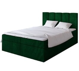 Кровать Italia 160x200 см, зеленая цена и информация | Кровати | pigu.lt