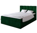 Кровать Italia 160x200 см, зеленая