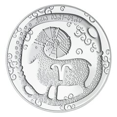 Серебряная медаль Овен цена и информация | Нумизматика | pigu.lt