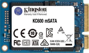 Kingston SKC600MS/256G kaina ir informacija | Vidiniai kietieji diskai (HDD, SSD, Hybrid) | pigu.lt