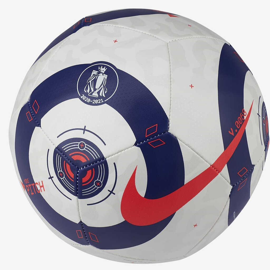 Futbolo kamuolys Nike Ptch-FA20 White Blue kaina ir informacija | Futbolo kamuoliai | pigu.lt