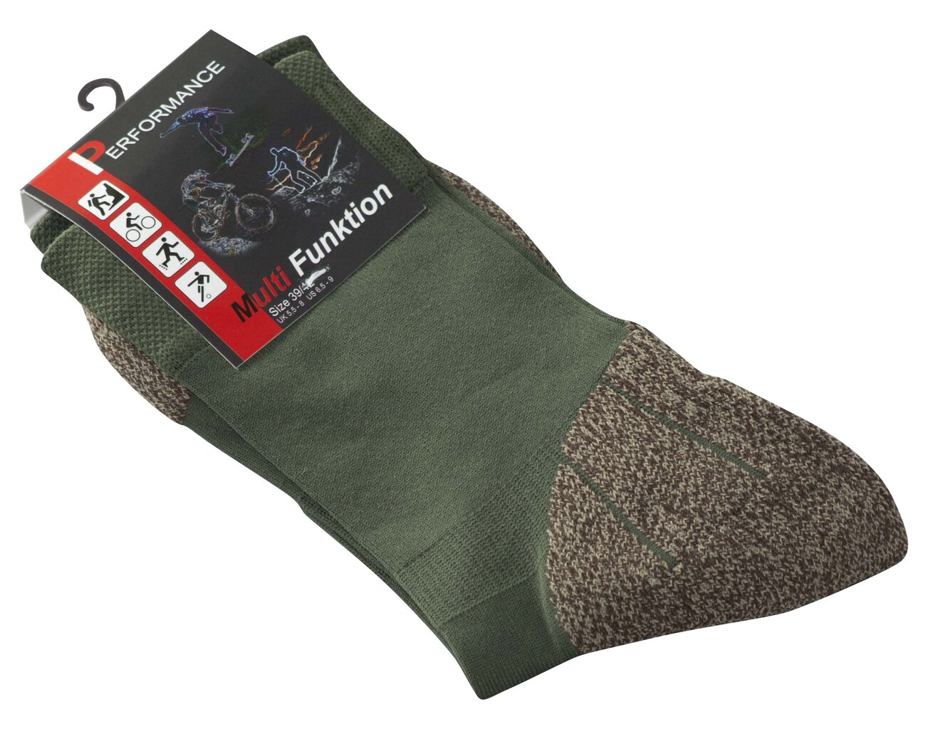 Unisex sportinės kojinės Stark Soul Multi Funktion 2075, žalios kaina ir informacija | Vyriškos kojinės | pigu.lt