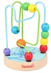 Medinis labirintas iWood Pelėda kaina ir informacija | Žaislai kūdikiams | pigu.lt