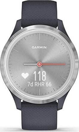 Garmin vívomove® 3S Silver/Granite Blue kaina ir informacija | Išmanieji laikrodžiai (smartwatch) | pigu.lt