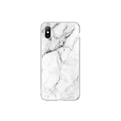 Wozinsky Marble TPU Case skirtas Xiaomi Mi Note 10 Lite, baltas kaina ir informacija | Telefono dėklai | pigu.lt