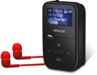 MP3 grotuvas Sencor SFP4408BK, 8GB, juodas kaina ir informacija | Sencor Apsauginės, dezinfekcinės, medicininės prekės | pigu.lt