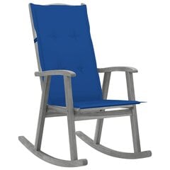 Supama kėdė su pagalvėlėmis, pilkos spalvos цена и информация | Кресла в гостиную | pigu.lt