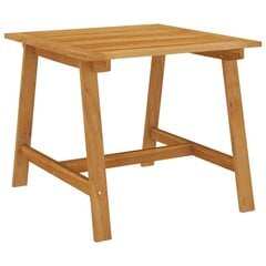 Sodo valgomojo stalas, 88x88x74cm, rudas kaina ir informacija | Lauko stalai, staliukai | pigu.lt