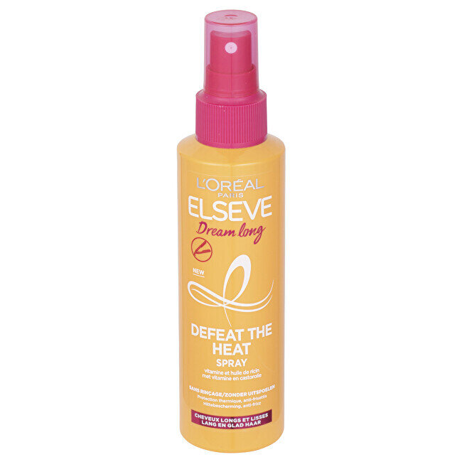 Nuo karščio apsaugantis purškiklis L`Oreal Elseve Dream Long Defeat The Heat Spray, 150 ml kaina ir informacija | Priemonės plaukų stiprinimui | pigu.lt
