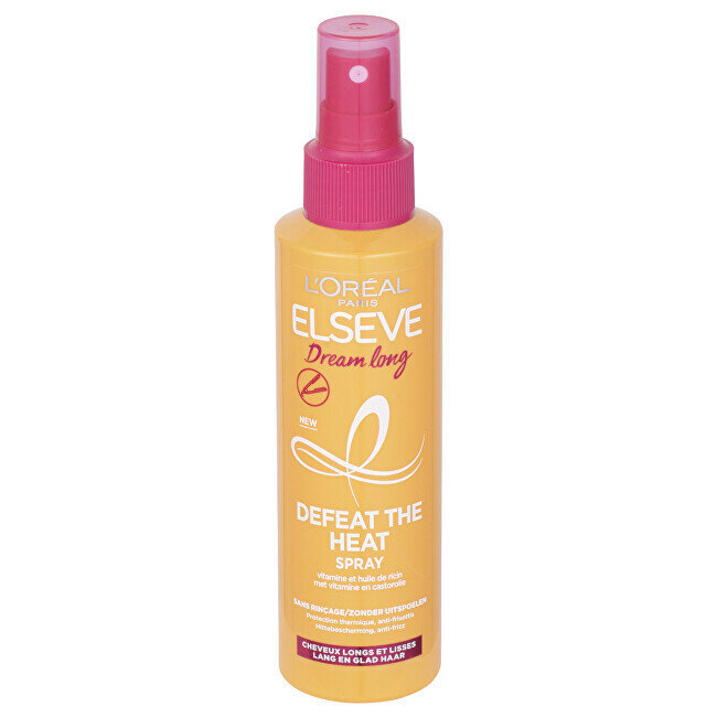 Nuo karščio apsaugantis purškiklis L`Oreal Elseve Dream Long Defeat The Heat Spray, 150 ml цена и информация | Priemonės plaukų stiprinimui | pigu.lt