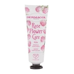 Rankų kremas Dermacol Rose Flower Care Hand Cream, 30ml kaina ir informacija | Kūno kremai, losjonai | pigu.lt