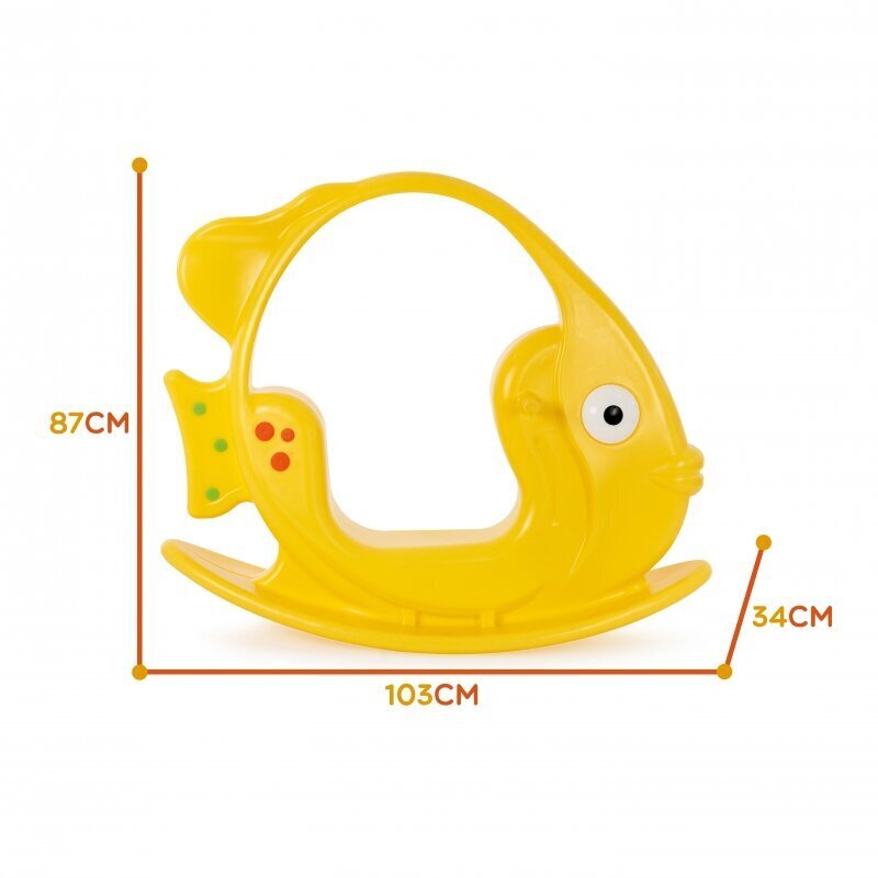 Supuoklė Woopie Geltonoji žuvis 3 m.+ kaina ir informacija | Sūpynės | pigu.lt