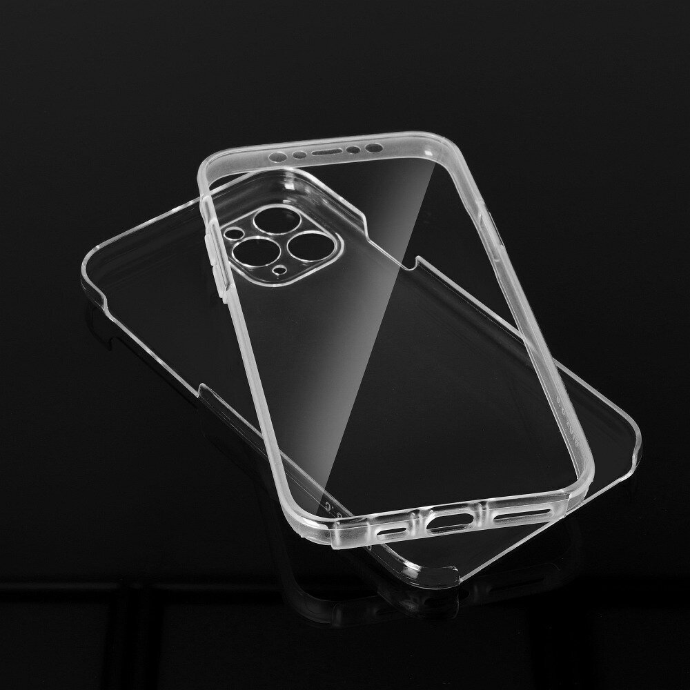 360 Full Cover skirtas Samsung Galaxy A52, skaidrus kaina ir informacija | Telefono dėklai | pigu.lt