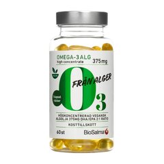 Maisto papildas BioSalma Omega-3 Vegan iš jūros dumblių, 60 vnt цена и информация | Витамины, пищевые добавки, препараты для хорошего самочувствия | pigu.lt