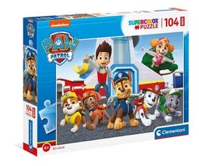 Головоломка Clementoni Supercolor Puzzle Щенячий патруль (Paw Patrol), 23753, 104 д. цена и информация | Пазлы | pigu.lt