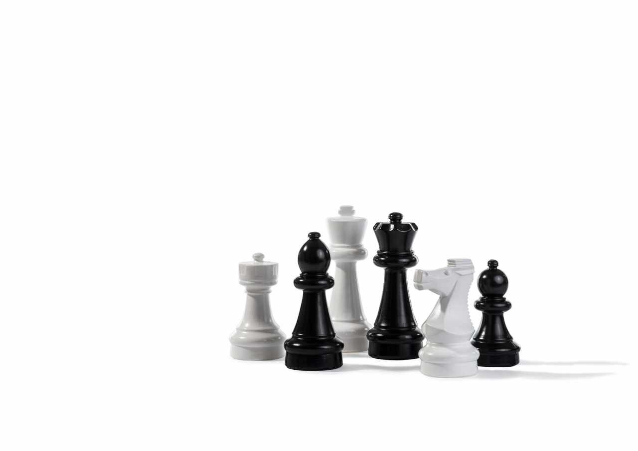 Vidutinio dydžio šachmatų figūros Rolly Toys 30 cm цена и информация | Lauko žaidimai | pigu.lt