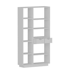 Напольный стеллаж Kalune Design Bookshelf 550, белый цена и информация | Полки | pigu.lt