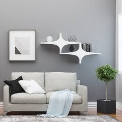 Pakabinama lentyna Kalune Design Wall Shelf 775, 135 cm, baltos spalvos kaina ir informacija | Lentynos | pigu.lt
