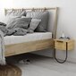 Naktinis staliukas Kalune Design 855(I), 44 cm, smėlio spalvos цена и информация | Spintelės prie lovos | pigu.lt
