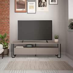 TV staliukas Kalune Design 855(I), smėlio spalvos kaina ir informacija | TV staliukai | pigu.lt