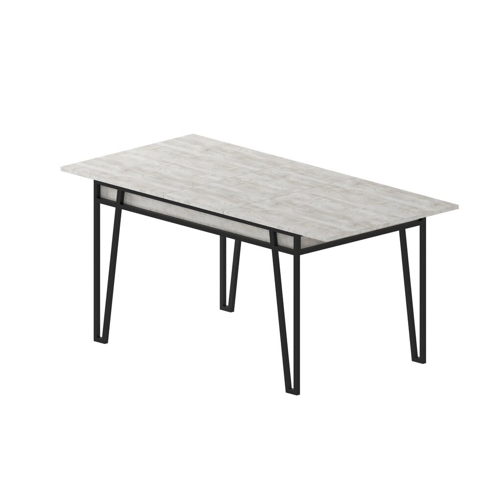 Išskleidžiamas stalas Kalune Design 855, baltas kaina ir informacija | Virtuvės ir valgomojo stalai, staliukai | pigu.lt