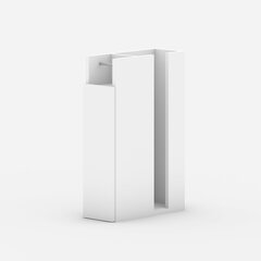 Vonios spintelė Kalune Design 793, balta kaina ir informacija | Vonios spintelės | pigu.lt