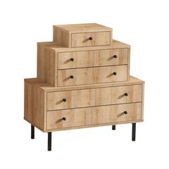 Komoda Kalune Design Dresser 793, ruda kaina ir informacija | Komodos | pigu.lt
