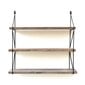 Pakabinama lentyna Kalune Design Wall Shelf 792, 55 cm, tamsiai ruda/juoda kaina ir informacija | Lentynos | pigu.lt