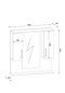 Vonios spintelė Kalune Design 756(III), balta kaina ir informacija | Vonios spintelės | pigu.lt