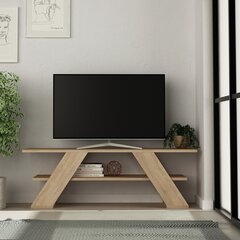 ТВ столик Kalune Design 776, 120 см, бежевый цена и информация | Тумбы под телевизор | pigu.lt