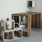 Rašomasis stalas Kalune Design 845 (I), rudas/smėlio spalvos kaina ir informacija | Kompiuteriniai, rašomieji stalai | pigu.lt