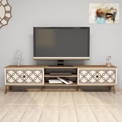 ТВ столик Kalune Design 845,180 см, коричневый / бежевый цена и информация | Тумбы под телевизор | pigu.lt
