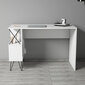 Rašomasis stalas Kalune Design 845 (II), baltas/juodas kaina ir informacija | Kompiuteriniai, rašomieji stalai | pigu.lt