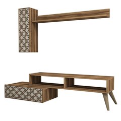 Комплект мебели для гостиной Kalune Design 845(XLV), коричневый цена и информация | Секции | pigu.lt