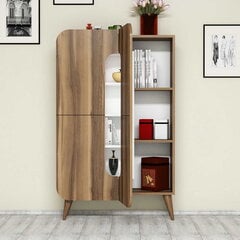 Комод Kalune Design 845, 144 см, светло-коричневый/белый цена и информация | Комоды | pigu.lt