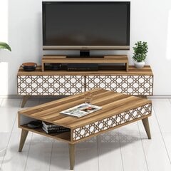 Комплект мебели для гостиной Kalune Design 845(XVII), коричневый цена и информация | Секции | pigu.lt