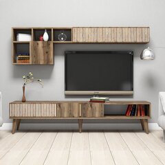 Комплект мебели для гостиной Kalune Design 845(XXXIV), коричневый цена и информация | Секции | pigu.lt