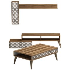 Комплект мебели для гостиной Kalune Design 845(XVIII), коричневый цена и информация | Секции | pigu.lt