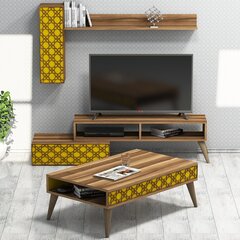 Комплект мебели для гостиной Kalune Design 845(XXIV), коричневый цена и информация | Секции | pigu.lt