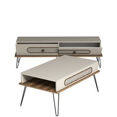 Комплект мебели для гостиной Kalune Design 845(V), белый цена и информация | Секции | pigu.lt