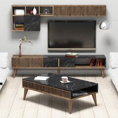 Комплект мебели для гостиной Kalune Design 845(III), темно-коричневый цена и информация | Секции | pigu.lt