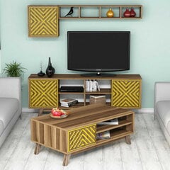 Комплект мебели для гостиной Kalune Design 845(XXIII), коричневый цена и информация | Секции | pigu.lt