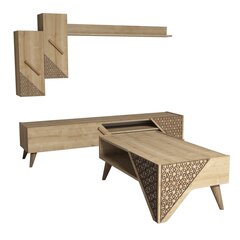Комплект мебели для гостиной Kalune Design 845(V), коричневый цена и информация | Секции | pigu.lt